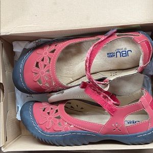 Red Flowered Shoes of Love